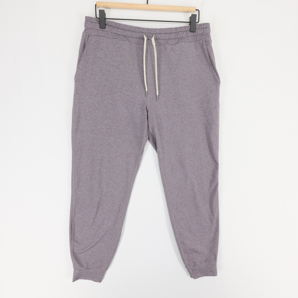 Vuori Performance Jogger Pants Womens L Purple Heather DreamKnit Drawstring